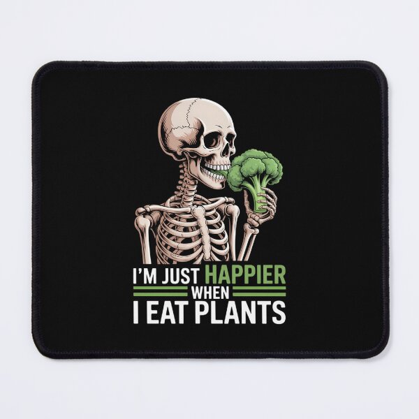 Item preview, I'm Just Happier When I Eat Plants Broccoli Veggie Vegan designed and sold by FaithAbbott.