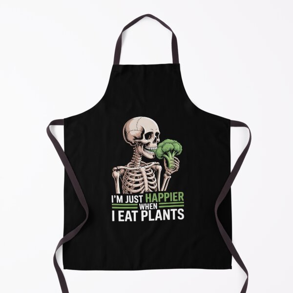 Item preview, I'm Just Happier When I Eat Plants Broccoli Veggie Vegan designed and sold by FaithAbbott.