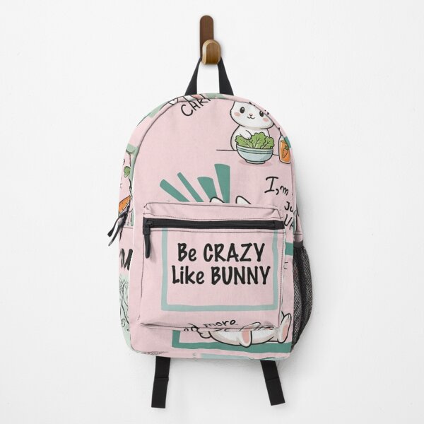 Item preview, “Cute Funny Bunny – Be Crazy Like Bunny” designed and sold by RushVibeWear.