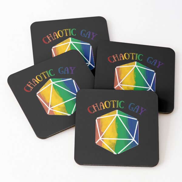 Item preview, Chaotic Gay Rainbow D20 Tabletop RPG Dice designed and sold by wunuhrhzjx25.