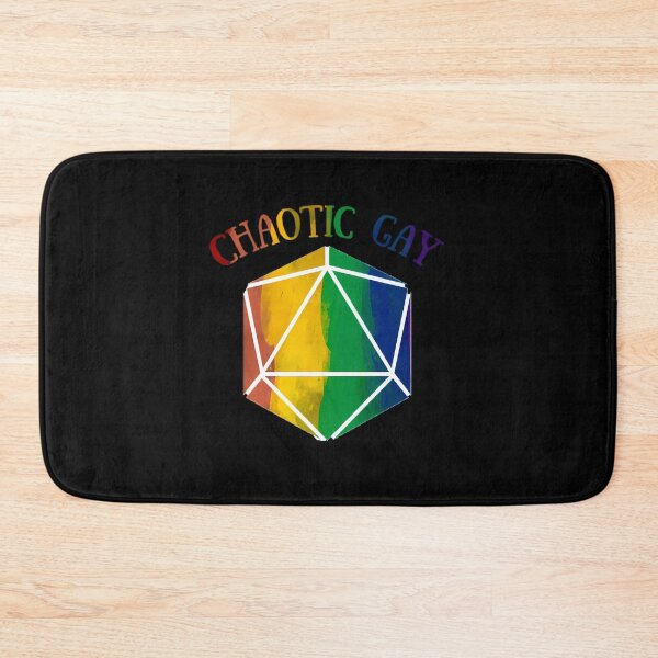 Item preview, Chaotic Gay Rainbow D20 Tabletop RPG Dice designed and sold by wunuhrhzjx25.