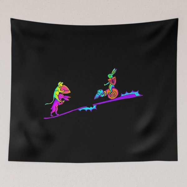 Item preview, Acid Daydream Snail Joust Bizarre Art designed and sold by wunuhrhzjx25.