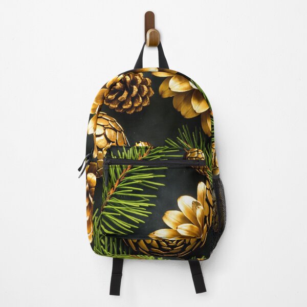 Item preview, Luxury Gold Pinecone Christmas Pattern designed and sold by Kaleidoscope Print.