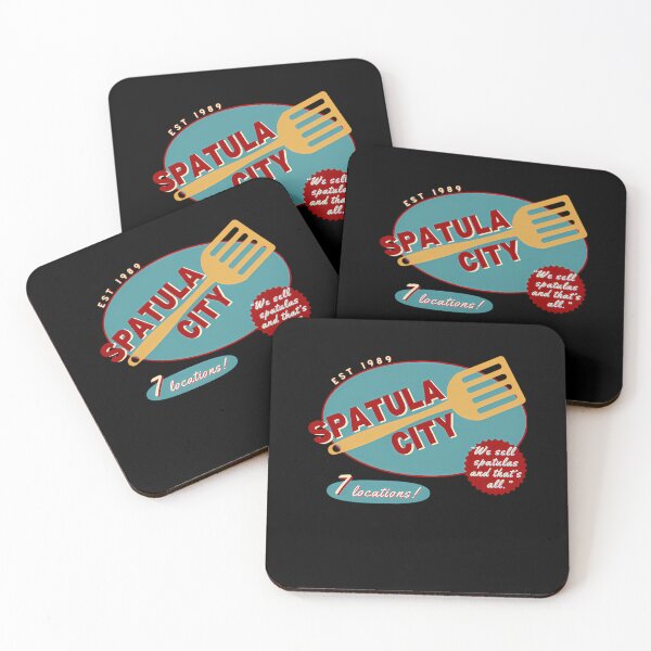 Item preview, Spatula City Logo Bluered Locations We Sell Spatulas And That's All designed and sold by Abuhosam.
