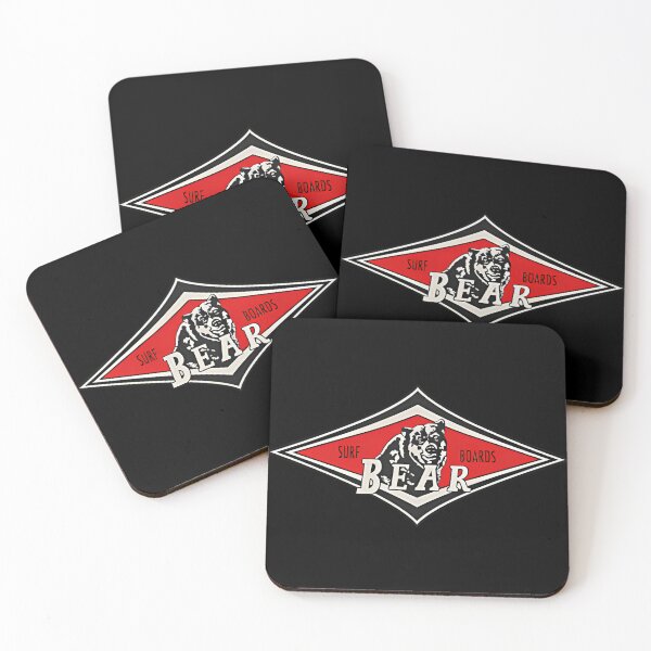 Item preview, Vintage Surfing Bear Big Wednesday Cult Surfboard Red Surf Logo Diamond Retro  designed and sold by hiroseundeny.