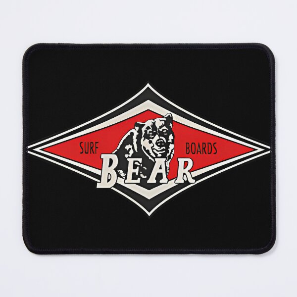 Item preview, Vintage Surfing Bear Big Wednesday Cult Surfboard Red Surf Logo Diamond Retro designed and sold by hiroseundeny.
