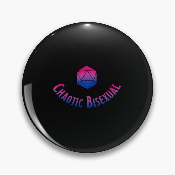 Item preview, Chaotic Bisexual Pink Blue Typography designed and sold by wunuhrhzjx25.