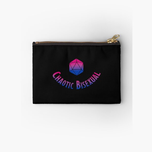 Item preview, Chaotic Bisexual Pink Blue Typography designed and sold by wunuhrhzjx25.