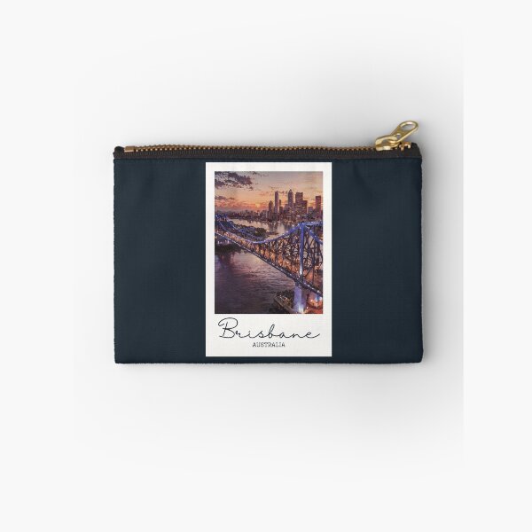 Item preview, Brisbane Story Bridge and River Skyline - Vintage Souvenir designed and sold by twentytwo ART souvenir designs.