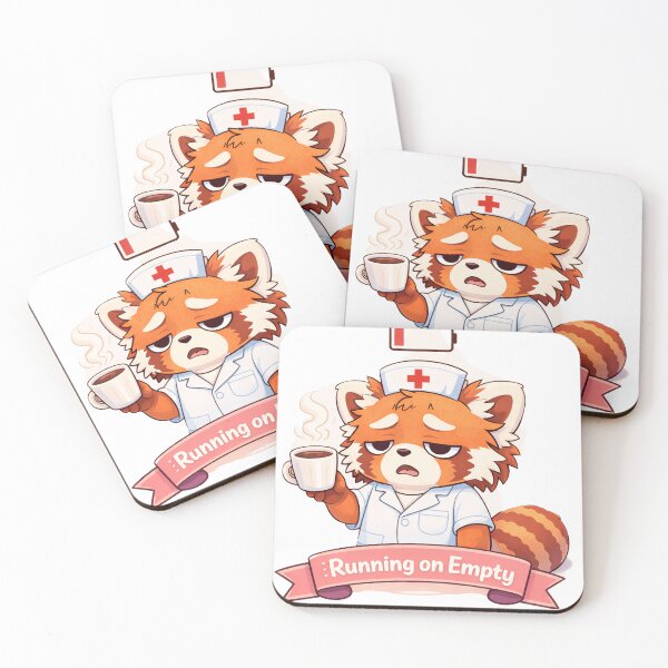 Item preview, Running on Empty – Nurse Panda designed and sold by Creative and Humorous Arts.