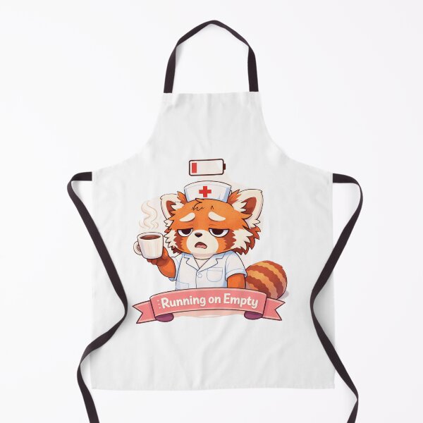 Item preview, Running on Empty – Nurse Panda designed and sold by Creative and Humorous Arts.