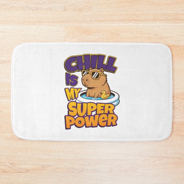 Item preview, Chill Is My Super Power Funny Capybara designed and sold by BoldInkMerch.