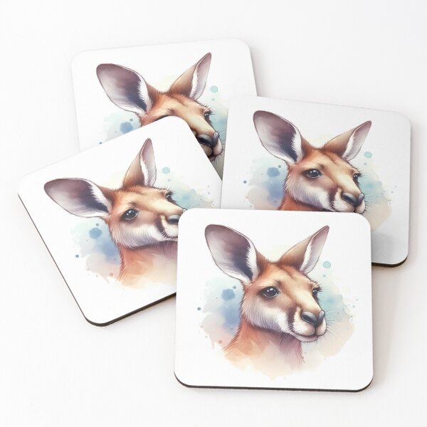 Item preview, Portrait of a kangaroo designed and sold by Artillenium.