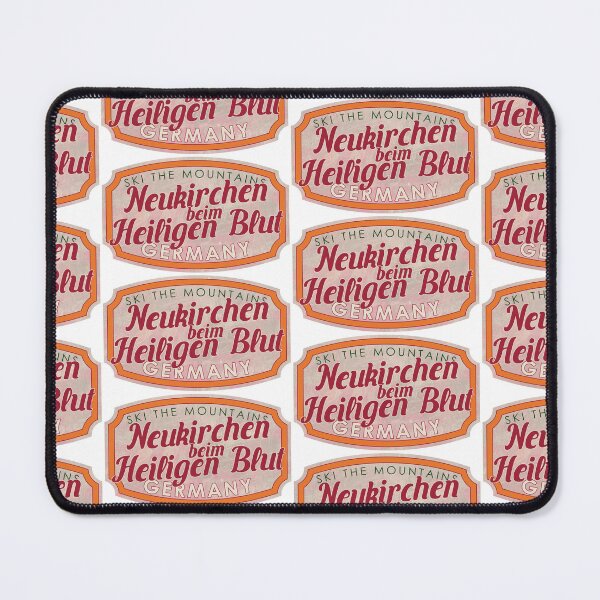 Item preview, Neukirchen beim Heiligen Blut, Germany, Bavaria, Ski, textured skiing badge designed and sold by Wanderful-roads.