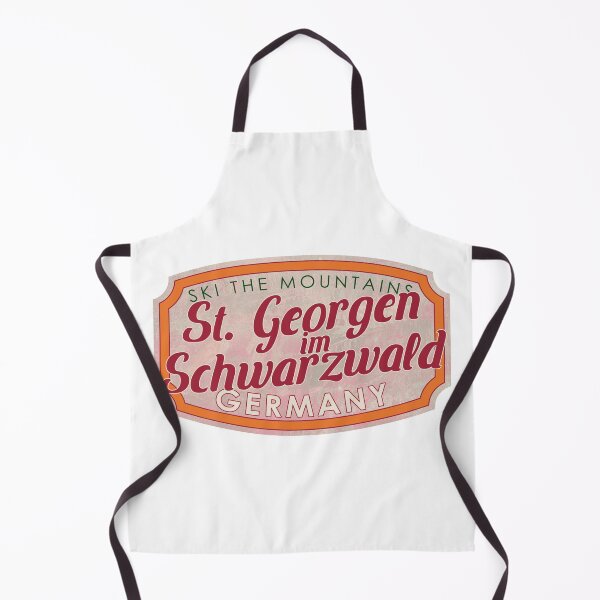 Item preview, St. Georgen im Schwarzwald, Germany, Baden-Württemberg, Ski, textured skiing badge designed and sold by Wanderful-roads.