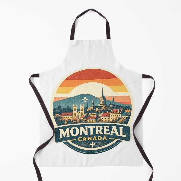 Item preview, Montreal Canada Vintage Skyline T-Shirt – Mount Royal Retro Sunset Travel Graphi designed and sold by Globalcitytees.