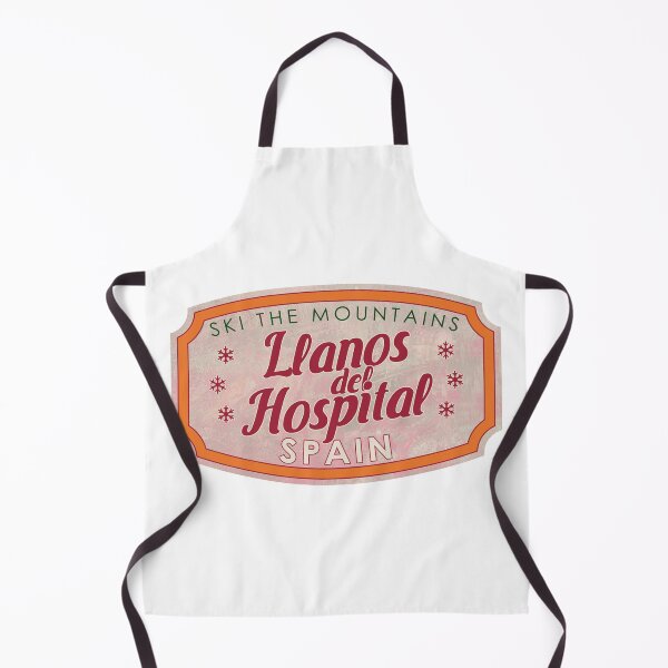 Item preview, Llanos del Hospital, Spain, Los Pirineos, Ski, textured skiing badge designed and sold by Wanderful-roads.