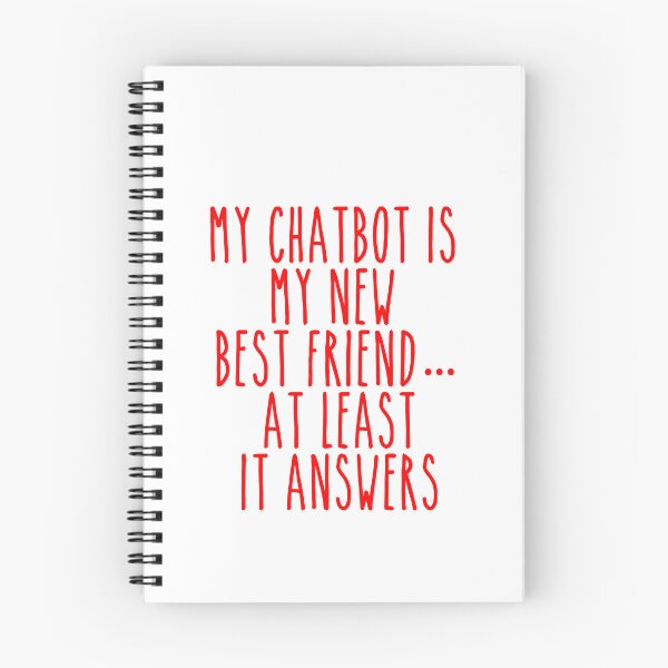 Item preview, AI Best Friend Answers - Sarcastic Loneliness Tech designed and sold by Mdozet.