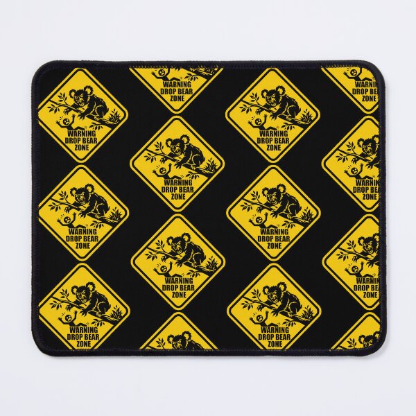 Item preview, WARNING Drop Bear Zone - Australian Humour  designed and sold by HogarthArts.