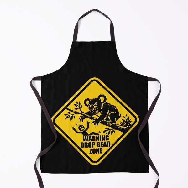 Item preview, WARNING Drop Bear Zone - Australian Humour designed and sold by HogarthArts.