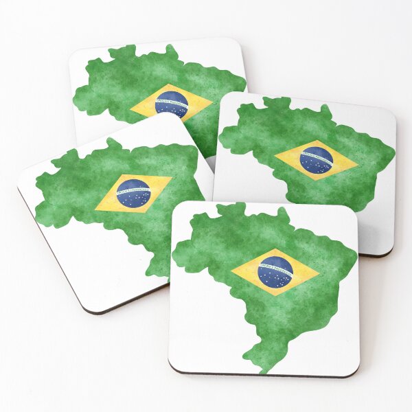 Item preview, Minimal Brazil Flag Patriotic Aesthetic Design designed and sold by FunPurchase.