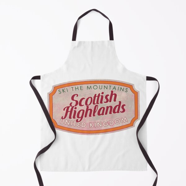 Item preview, Scottish Highlands, United Kingdom, Scotland, Ski, textured skiing badge designed and sold by Wanderful-roads.