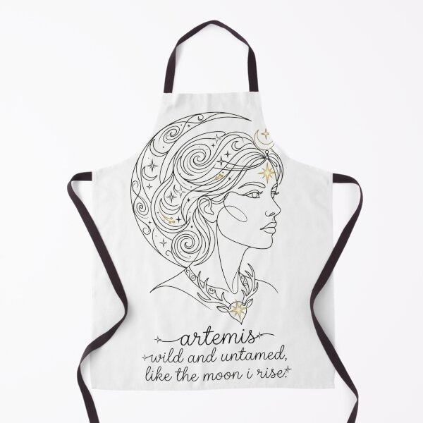 Item preview, Artemis Moon Goddess Minimalist One-Line Art with Quote & Name designed and sold by Siriusvibes.