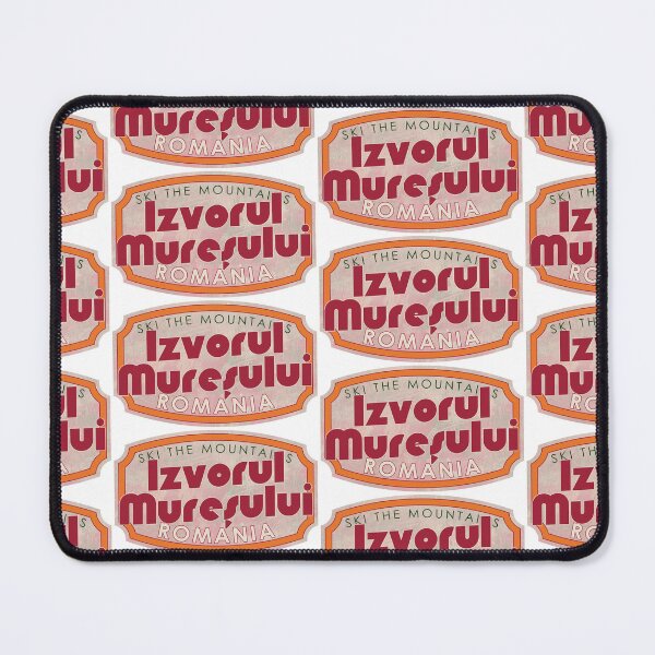 Item preview, Izvorul Mureşului, Romania, Ski, textured skiing badge designed and sold by Wanderful-roads.
