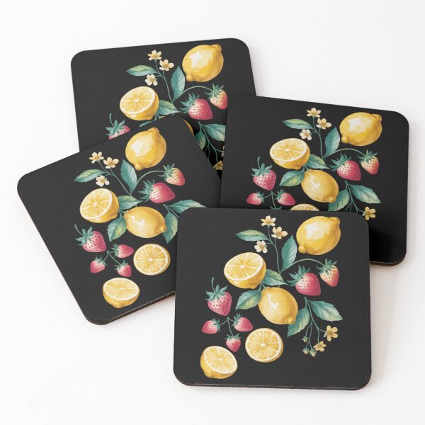 Item preview, Lemon Strawberry Aesthetic Fruit Cottagecore Lemon Fruit designed and sold by FaithAbbott.