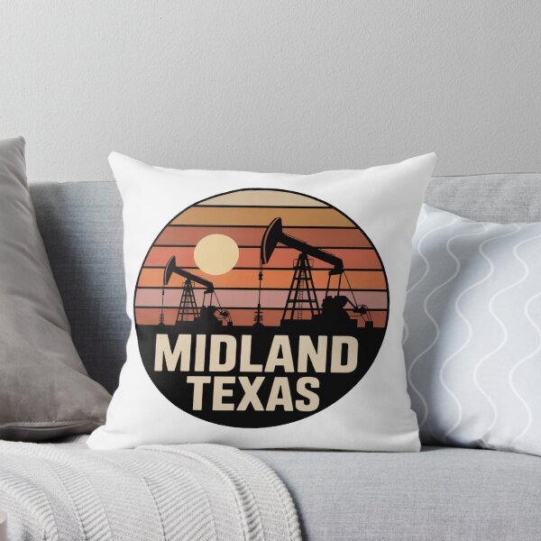 Item preview, Midland Texas: Sunset Pumpjack Silhouette designed and sold by CircinusStore.
