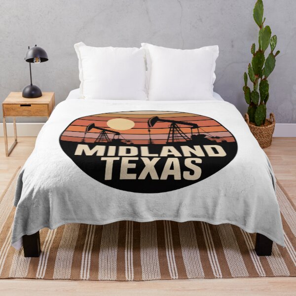 Item preview, Midland Texas: Sunset Pumpjack Silhouette designed and sold by CircinusStore.