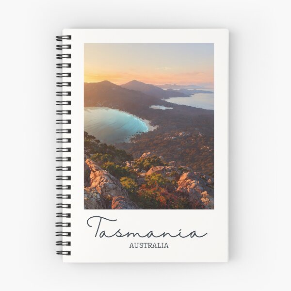 Item preview, Wineglass Bay Tasmania Coastal View - Vintage Souvenir designed and sold by twentytwo ART souvenir designs.