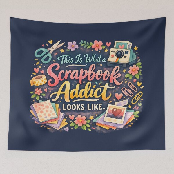Item preview, This Is What a Scrapbook Addict Looks Like – Cute Crafting Lover Design designed and sold by blankTeeShirt.