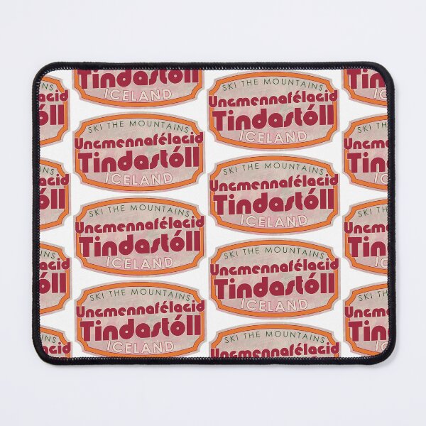 Item preview, Ungmennafélagið Tindastóll, Iceland, Sauðárkrókur, Ski, textured skiing badge designed and sold by Wanderful-roads.