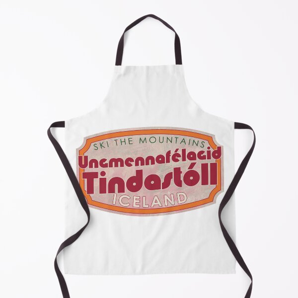 Item preview, Ungmennafélagið Tindastóll, Iceland, Sauðárkrókur, Ski, textured skiing badge designed and sold by Wanderful-roads.