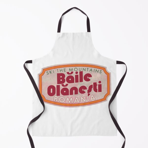 Item preview, Băile Olăneşti, Romania, Ski, textured skiing badge designed and sold by Wanderful-roads.