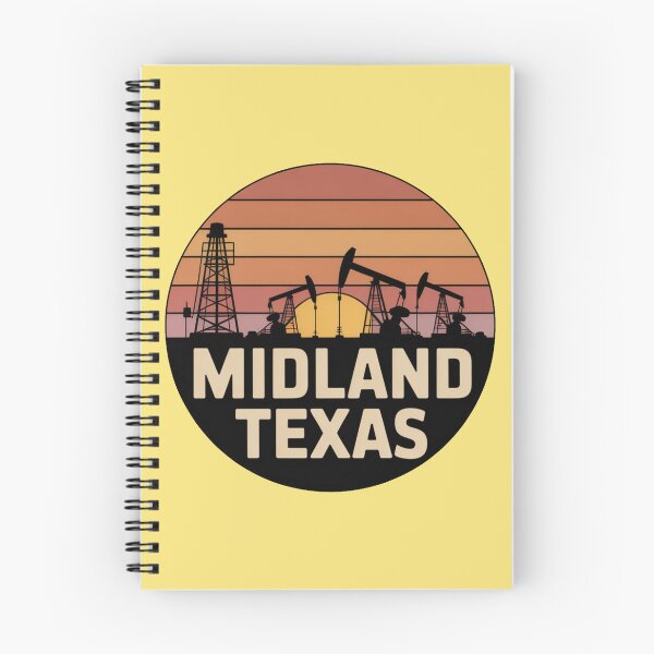 Item preview, Midland Texas: Retro Sunset Oil Pumpjack Scene designed and sold by CircinusStore.
