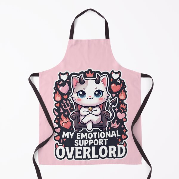 Item preview, My Emotional Support Overlord - Cute Devil Cat designed and sold by ARTNagashART.