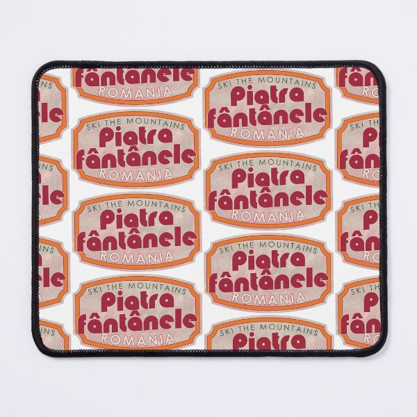 Item preview, Piatra Fântânele, Romania, Ski, textured skiing badge designed and sold by Wanderful-roads.