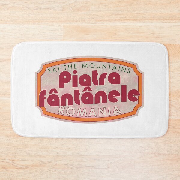 Item preview, Piatra Fântânele, Romania, Ski, textured skiing badge designed and sold by Wanderful-roads.