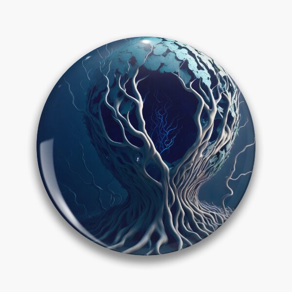 Item preview, Alien Biomechanical Heart - Organic Rooted Energy Core Abstract designed and sold by Peter Kraaibeek | Generative Designs and Car Art.