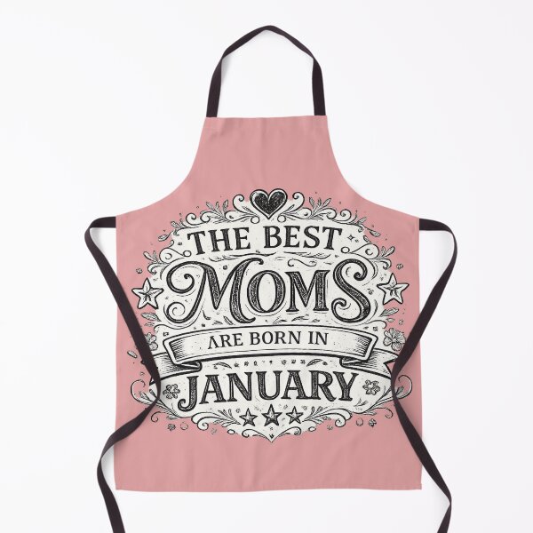 Item preview, The Best Moms Are Born In January – January Birthday Mom Gift Vintage Typography designed and sold by Szapeee.