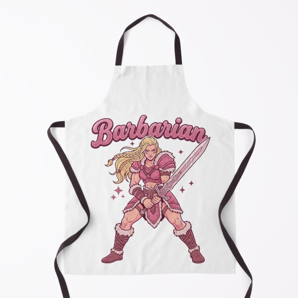 Item preview, Barbarian Pink Warrior – Cute Strong Female Fantasy RPG Warrior Aesthetic Design designed and sold by aiqdelicia.