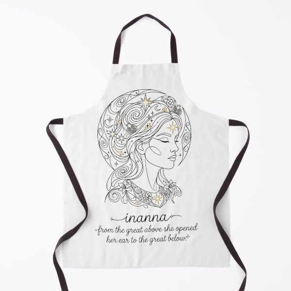 Item preview, Minimalist One-Line Inanna Goddess with Quote & Name designed and sold by Siriusvibes.