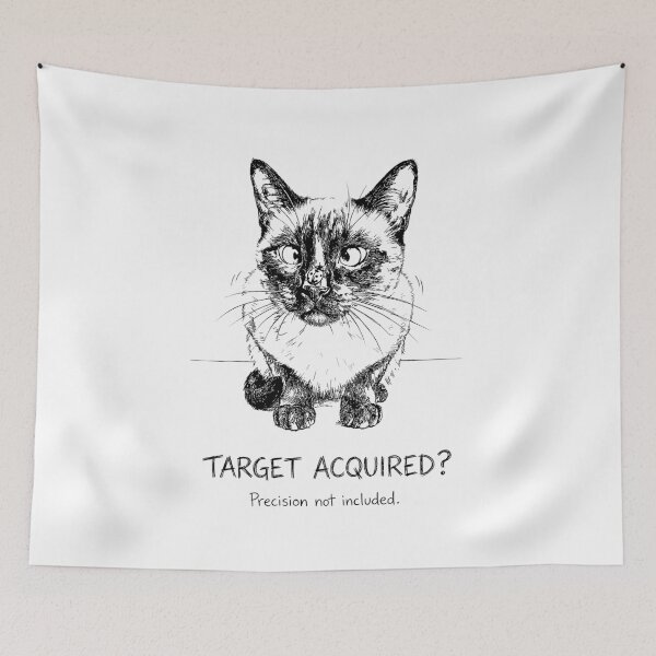 Item preview, The Cross-Eyed Hunter - Siamese Cat designed and sold by bapupa.