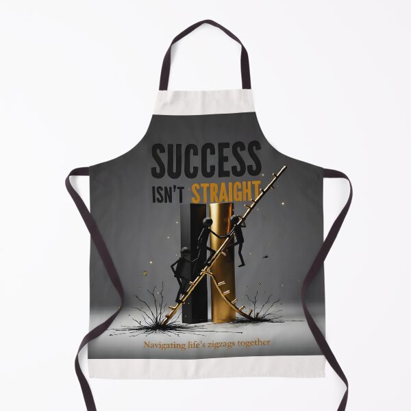 Item preview, Success Isn’t Straight — Navigate Life’s Zigzag Together | Climbers, Ladder & Transformation designed and sold by Creative-RE.