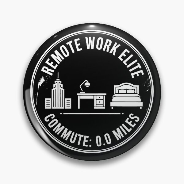 Item preview, Remote Work Elite Home Office and Commute Joke designed and sold by SplashTastic.