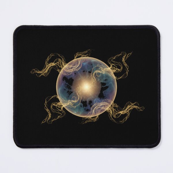 Item preview, Ethereal Marble Portal Golden Mist Luxury Graphic designed and sold by FiveBlessings.