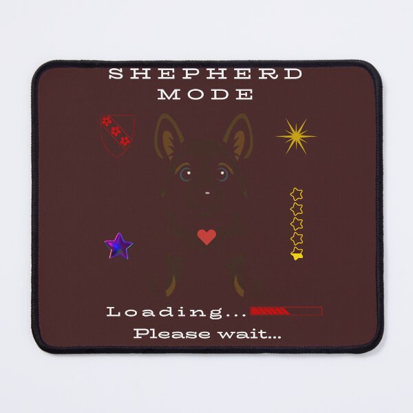 Item preview, German Shepherd Puppy – Shepherd Mode Loading… Please Wait | Cute Dog Design designed and sold by InkWaveX.