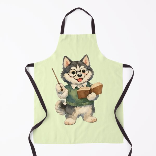 Item preview,  Siberian Husky Tutor Watercolor designed and sold by ChemicalXShop.